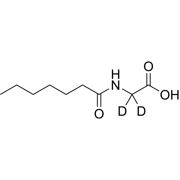N-Heptanoylglycine-d2 3008541-77-0